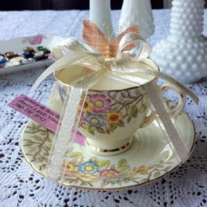 Nicole Kennedy for Aubrey Brechan Pretty Little Vintage Candles Tea Cup