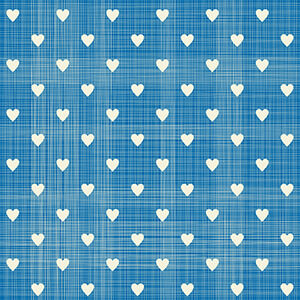hearts blue bg