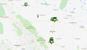 Goodwill thrift location map