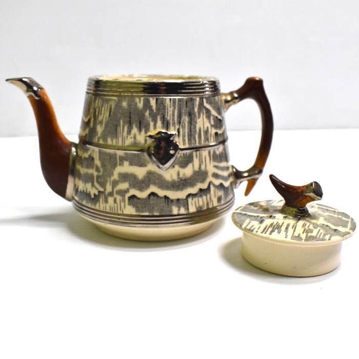 Arthur Wood Silver Shield Tea Set - Image 3