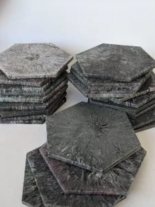 Recap: Goodwill Virtual Sustainability Show 2 Goodwill Plastic Flake Hexagon Tiles