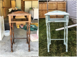 Upcycled furniture