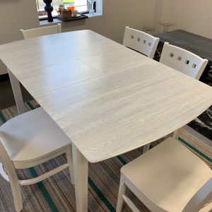 2 White table