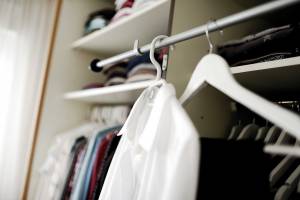 Spring cleaning donations from the closet