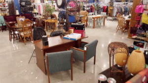 Goodwill Plaza furniture display