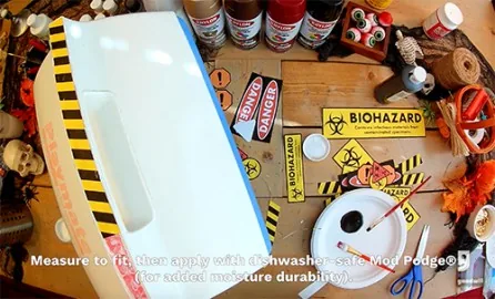 DIY Thrift 'Zombie Cooler' for Halloween 2 DIY Zombie Cooler 2