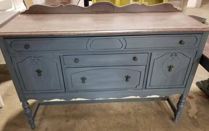 Beautiful Smoky Moka and Dark Blue Buffet