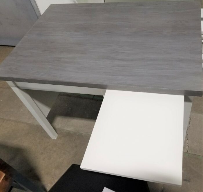 Versatile Office Desk, Grey and White - Image 2