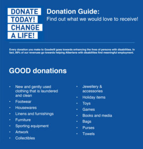 good donations small