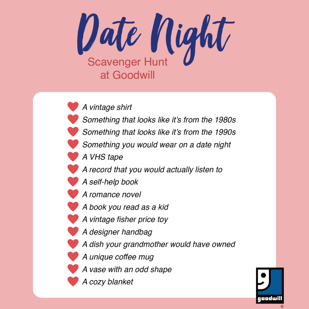 Date night scavenger hunt