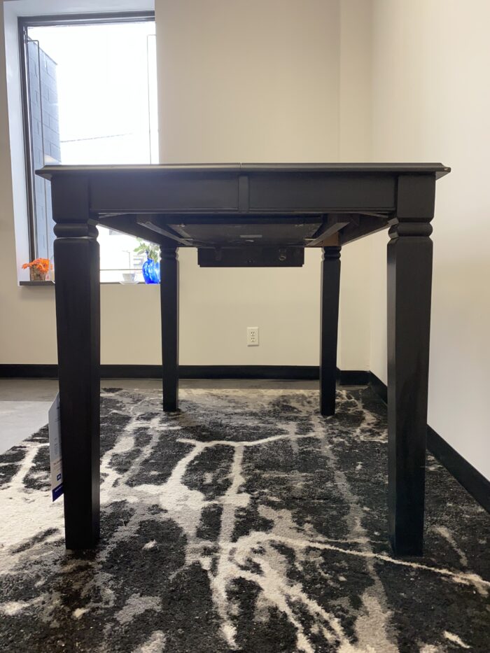 Refurbished Black Expanding Table - Image 4