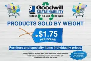 Impact Centre Pound Store Price Sign JULY