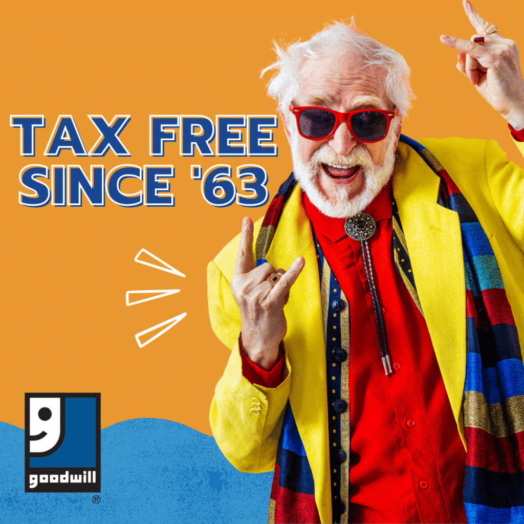 Shopping Tax Free Since 1963 2 Grandpa shopping and saving tax