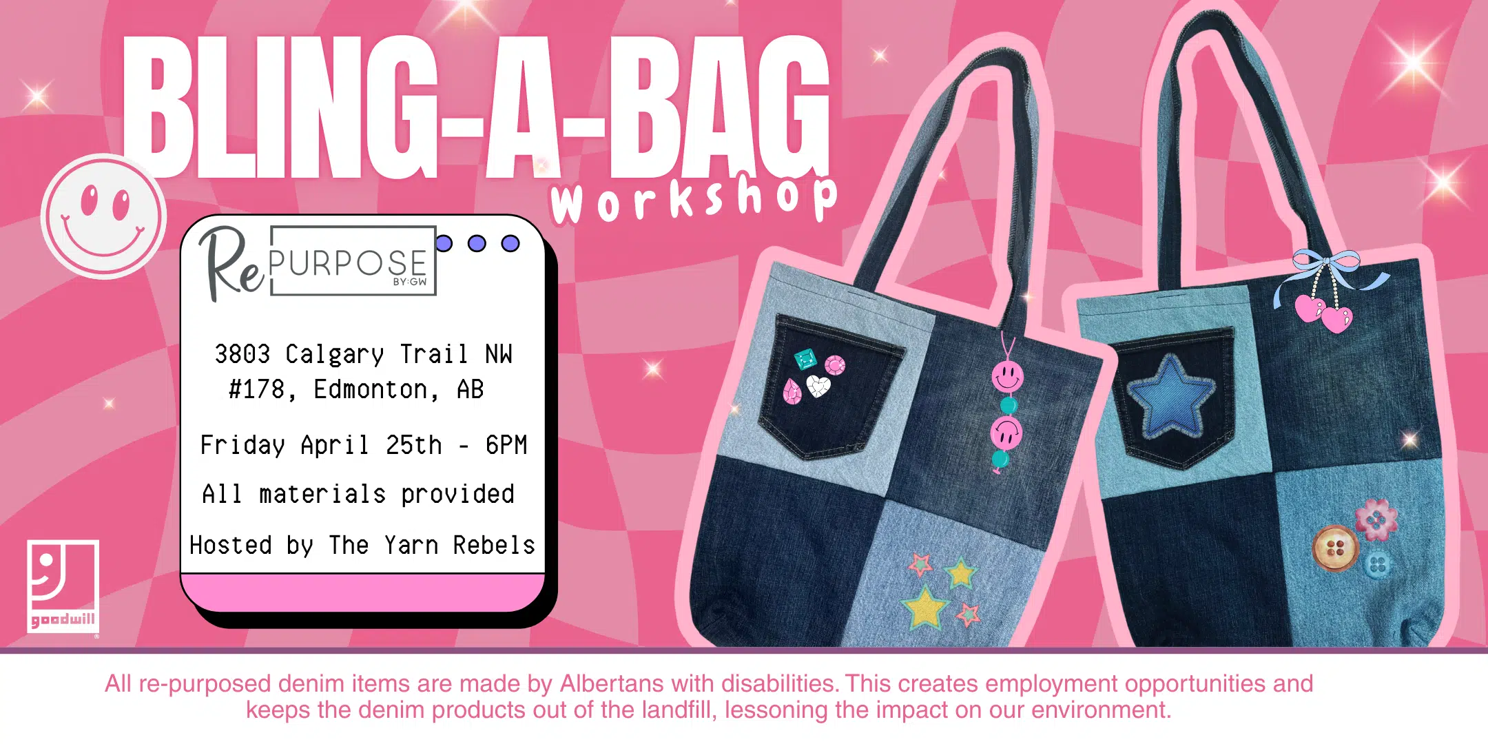 Bling a Bag Workshop