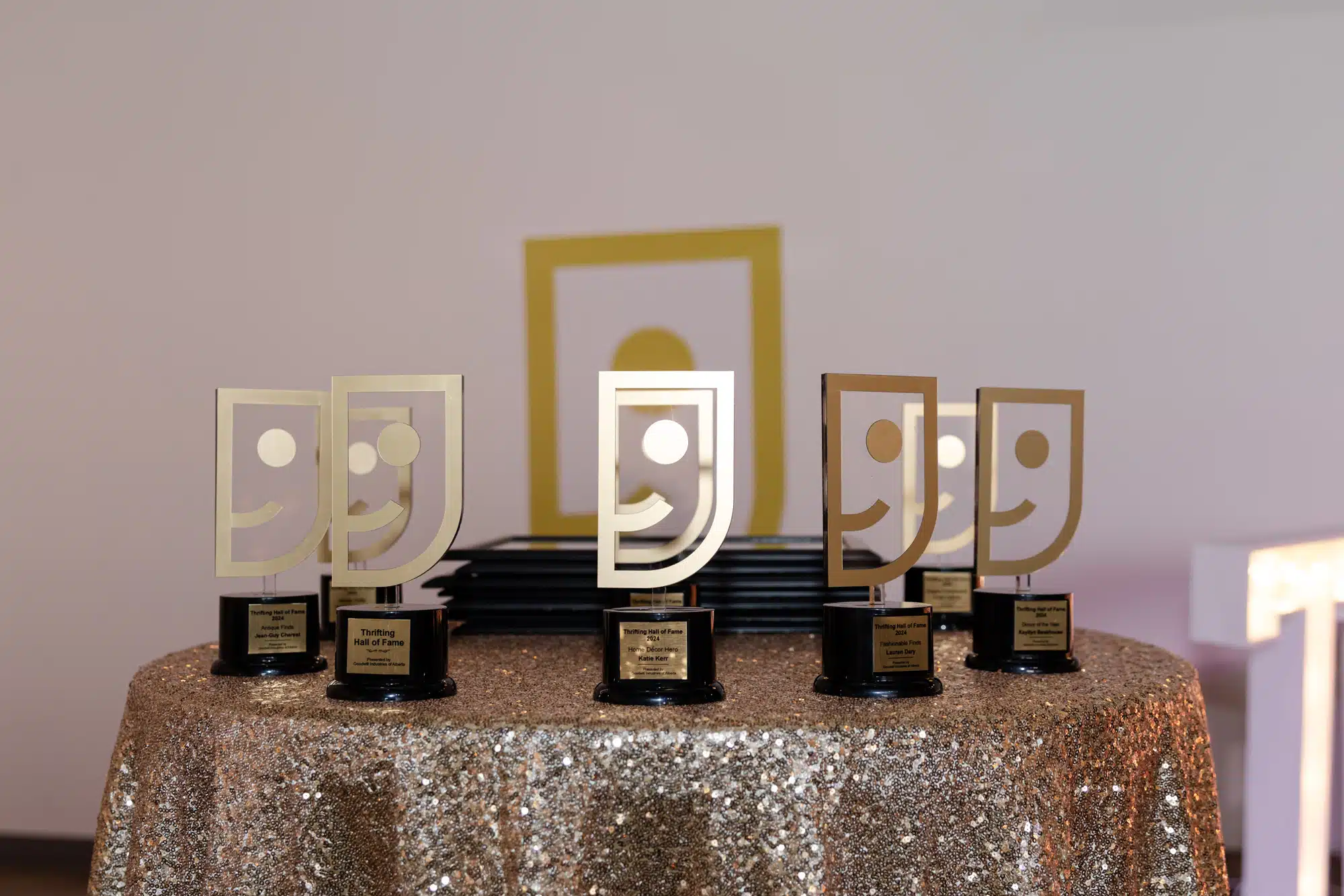 Goodwill's Thrifting Hall of Fame Trophy