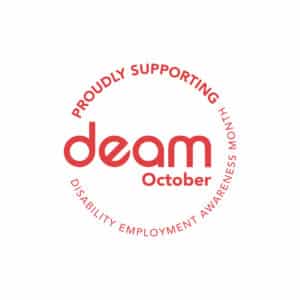 DEAM logo circle red scaled 1