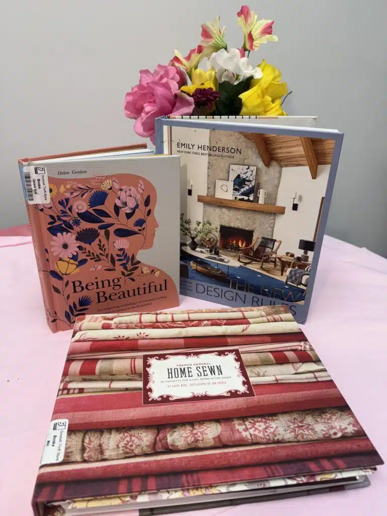 Sustainable & Affordable Thrift Gift Ideas from Goodwill Alberta 6 Curated book bundle at Goodwill Alberta store