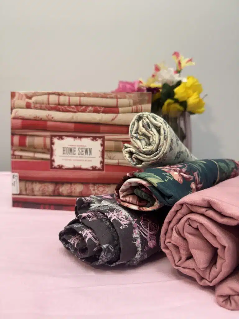 Sustainable & Affordable Thrift Gift Ideas from Goodwill Alberta 13 DIY gift idea - sewing basket with material and sewing book