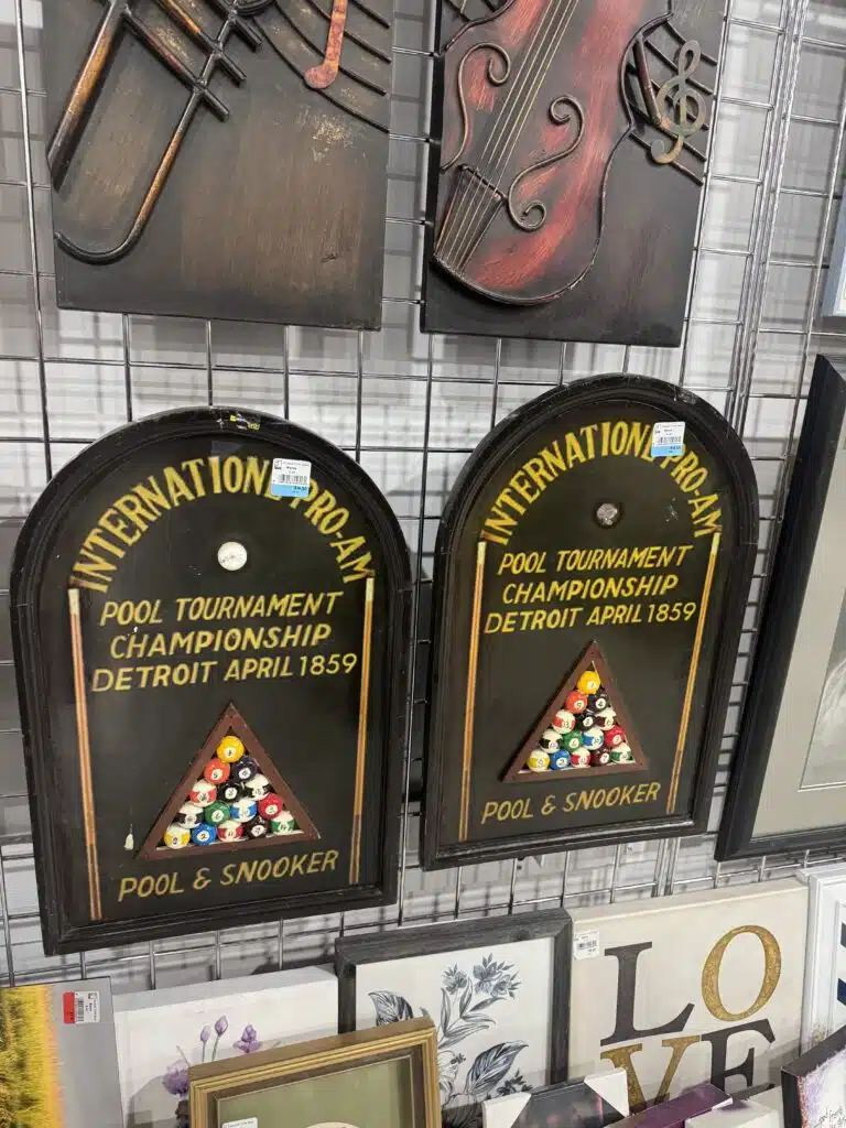 Sustainable & Affordable Thrift Gift Ideas from Goodwill Alberta 1 home decor thrift gift ideas wall art 2