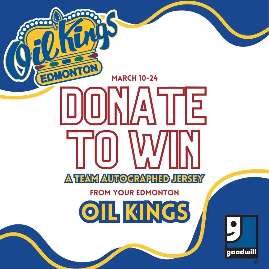 DONATE TO WIN 1 Donate to win Edmonton Oil Kings Instagram Post